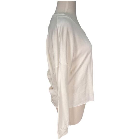 Revolve Lanston White Sweater Cut-Out Back Work Out Outdoor Size Small NWT - Picture 4 of 12